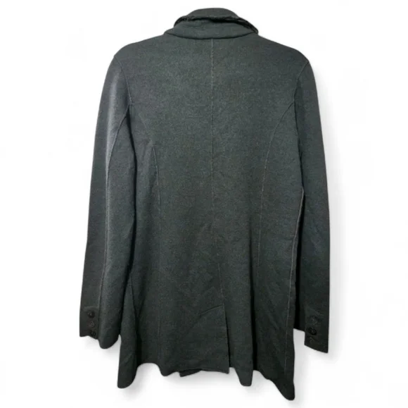 Eileen Fisher Double Felt Merino Wool Jacket Green